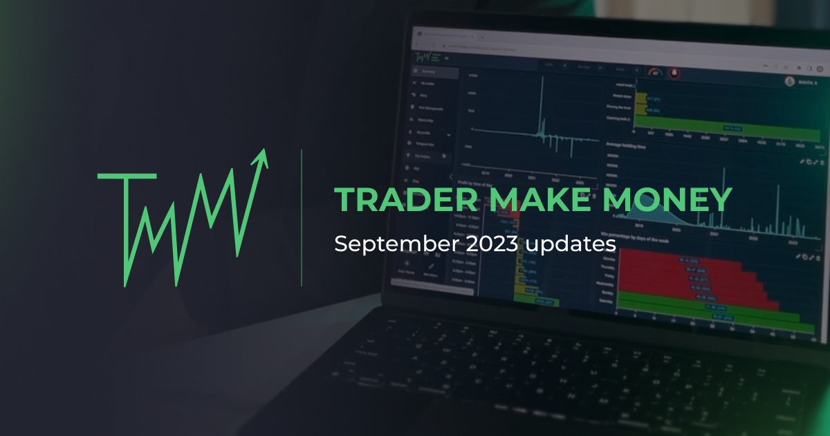TMM Crypto Trading Journal: September 2023 Updates