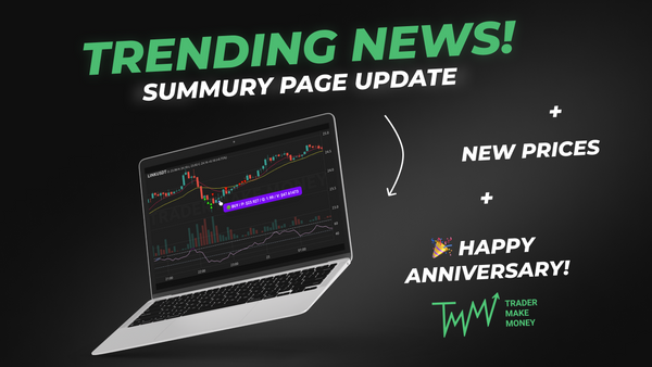 TMM News 09/27: Summary Page Update, Anniversary and New Prices